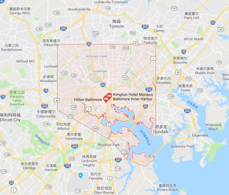 美国巴尔的摩多城市包车游自由行多种车型可选