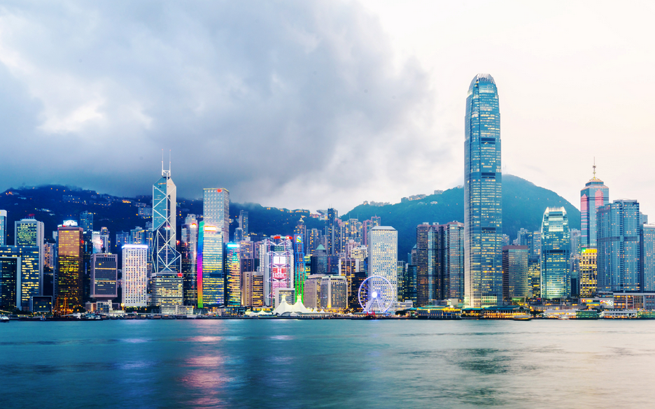 香港南丫岛渔民文化村 天虹海鲜酒家 维多利亚港 幻彩咏香江(全方位