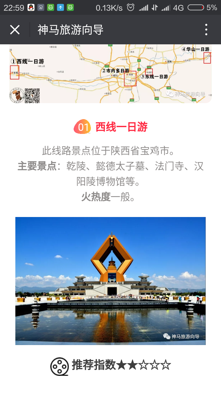 西安的景点都分布在哪里?来一张最全旅行地图~ 