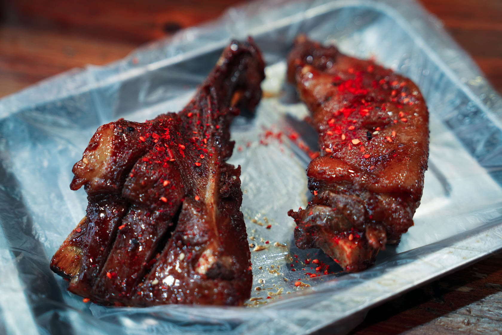 苏州美食-赵元章肉骨烧(山塘街店)