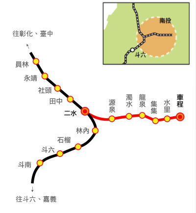 台铁线路图图片