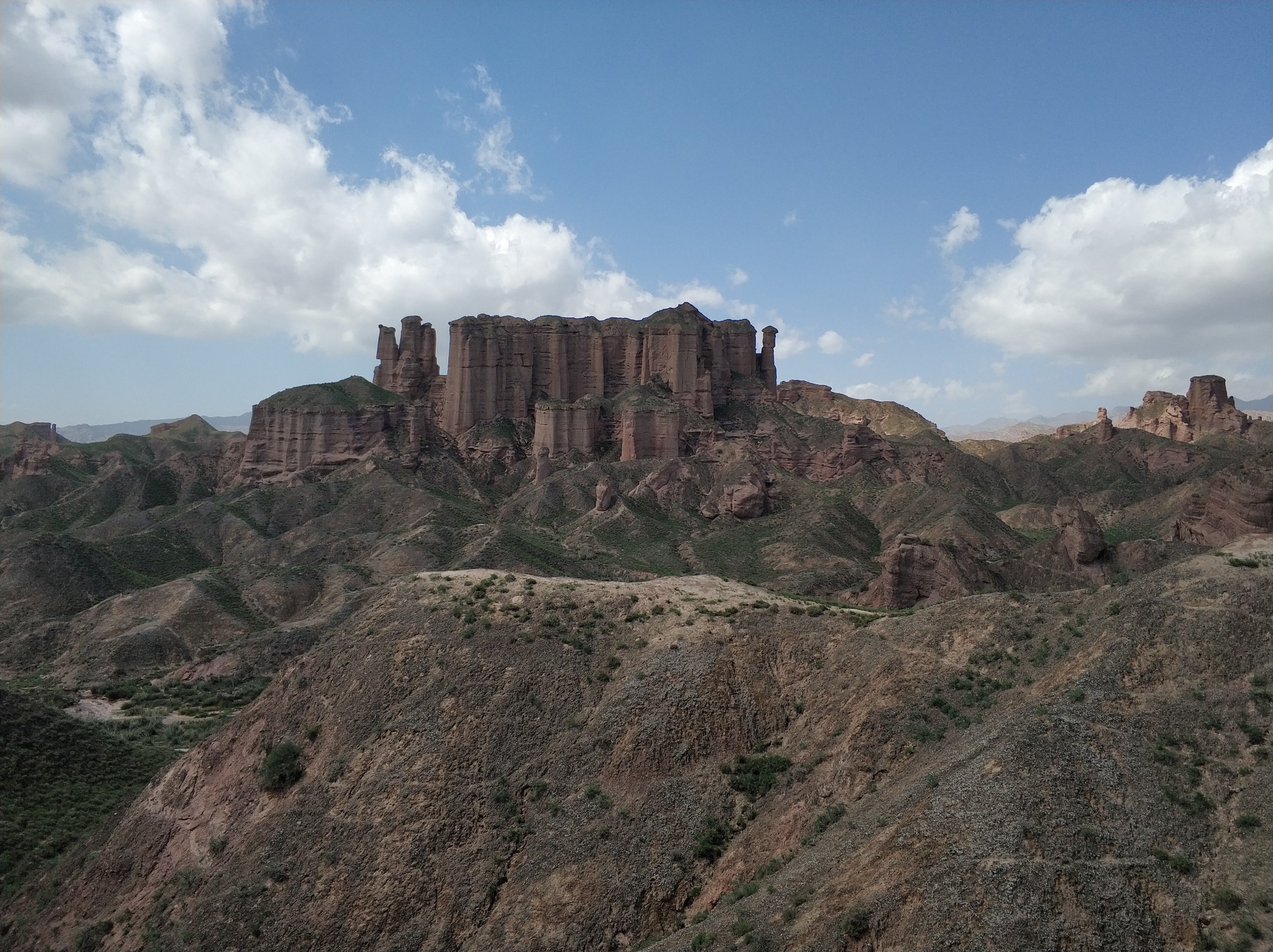 ZhangYe BingGou DanXia Geology Park Tourist Map