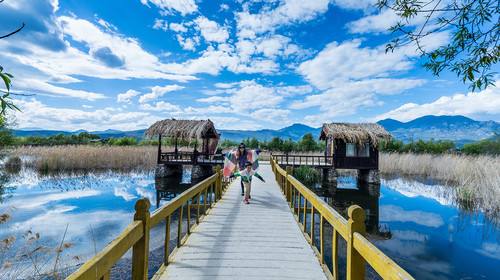 茶马古道深度纯玩云南丽江拉市海一日游自选时间睡醒出发上门接送骑马