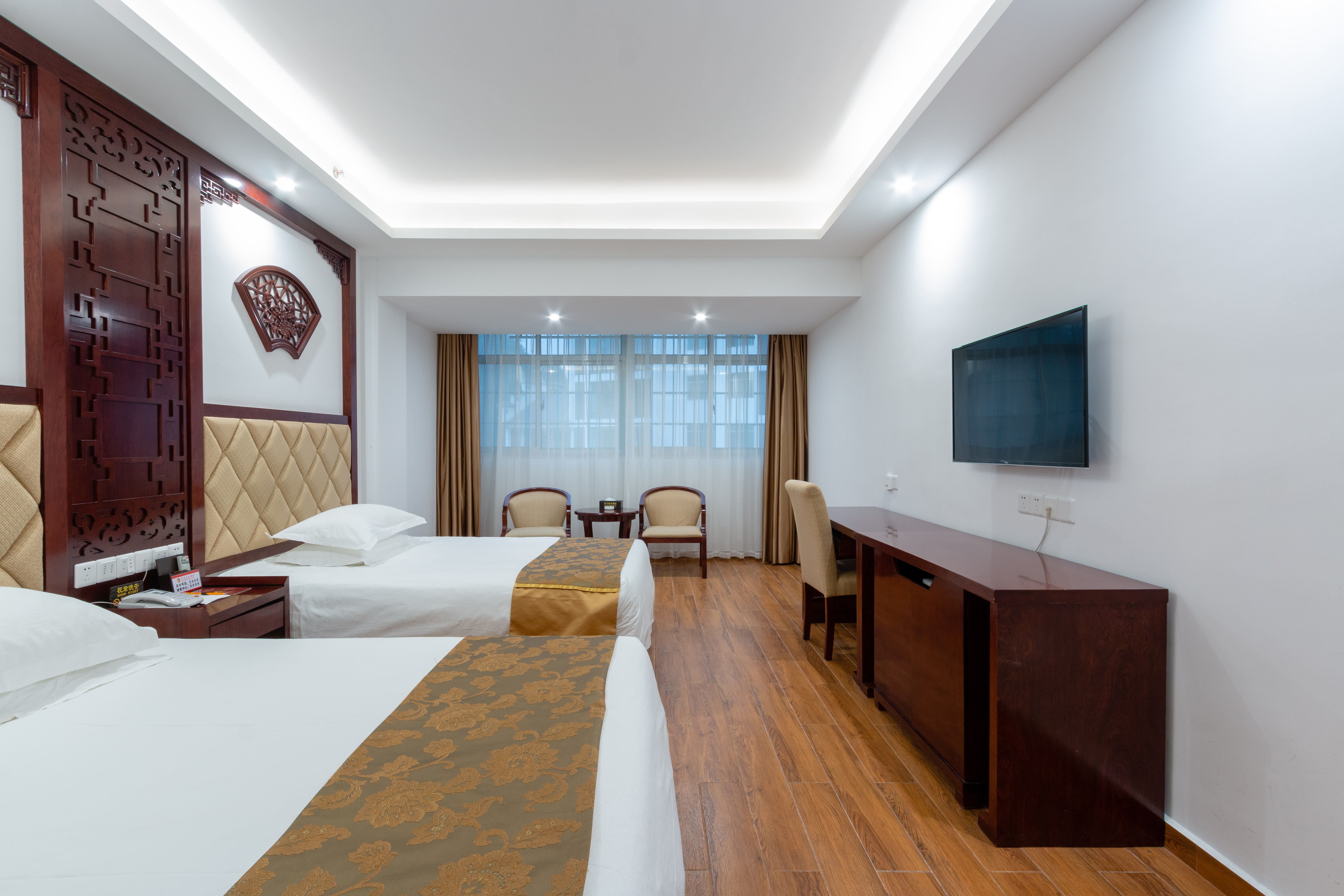 井冈山天子山大酒店1晚住宿套餐 住茨坪镇(含双人自助早餐 双人井冈山