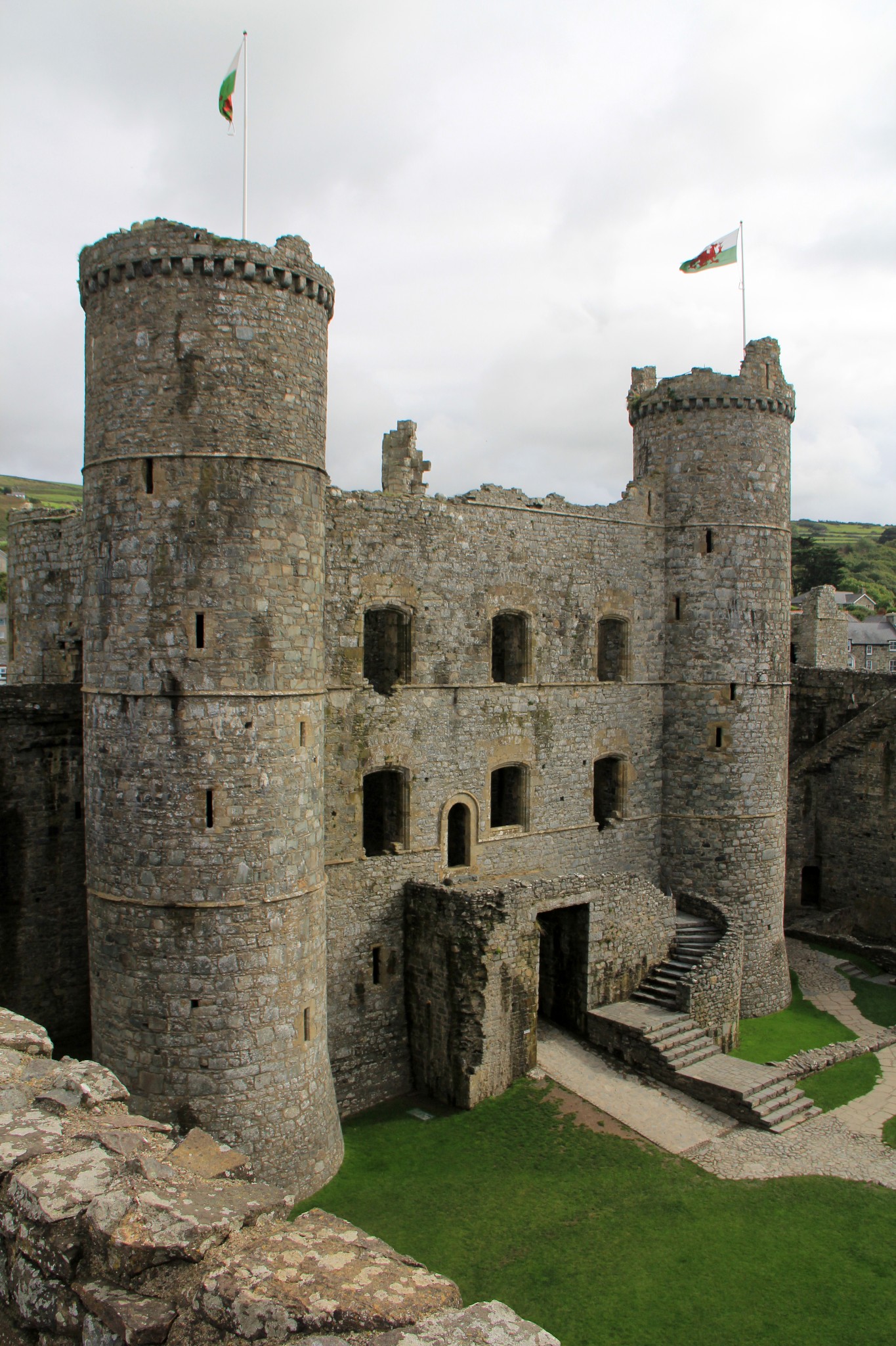 中外古典建筑哥特式建筑272哈勒赫城堡英英爱冰比荷53欧洲游记40