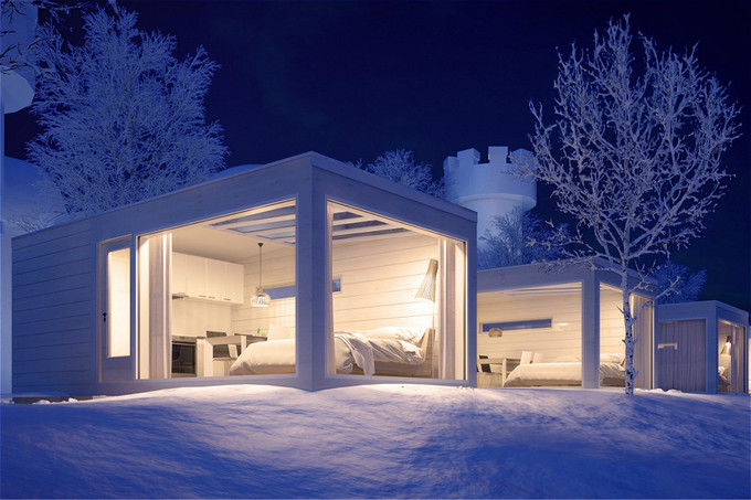 玻璃屋:感受极光,畅游星河