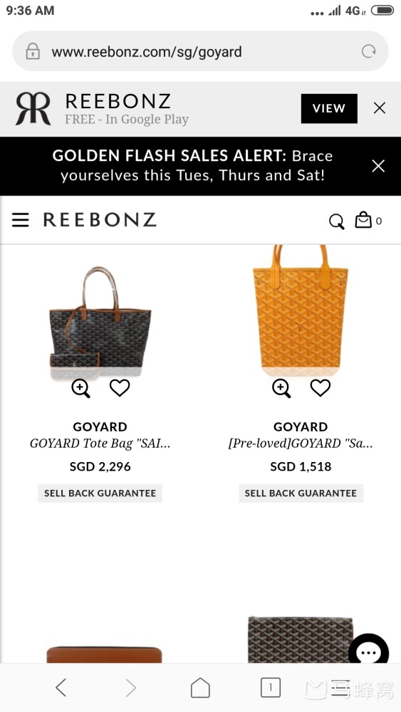 Goyard reebonz shop