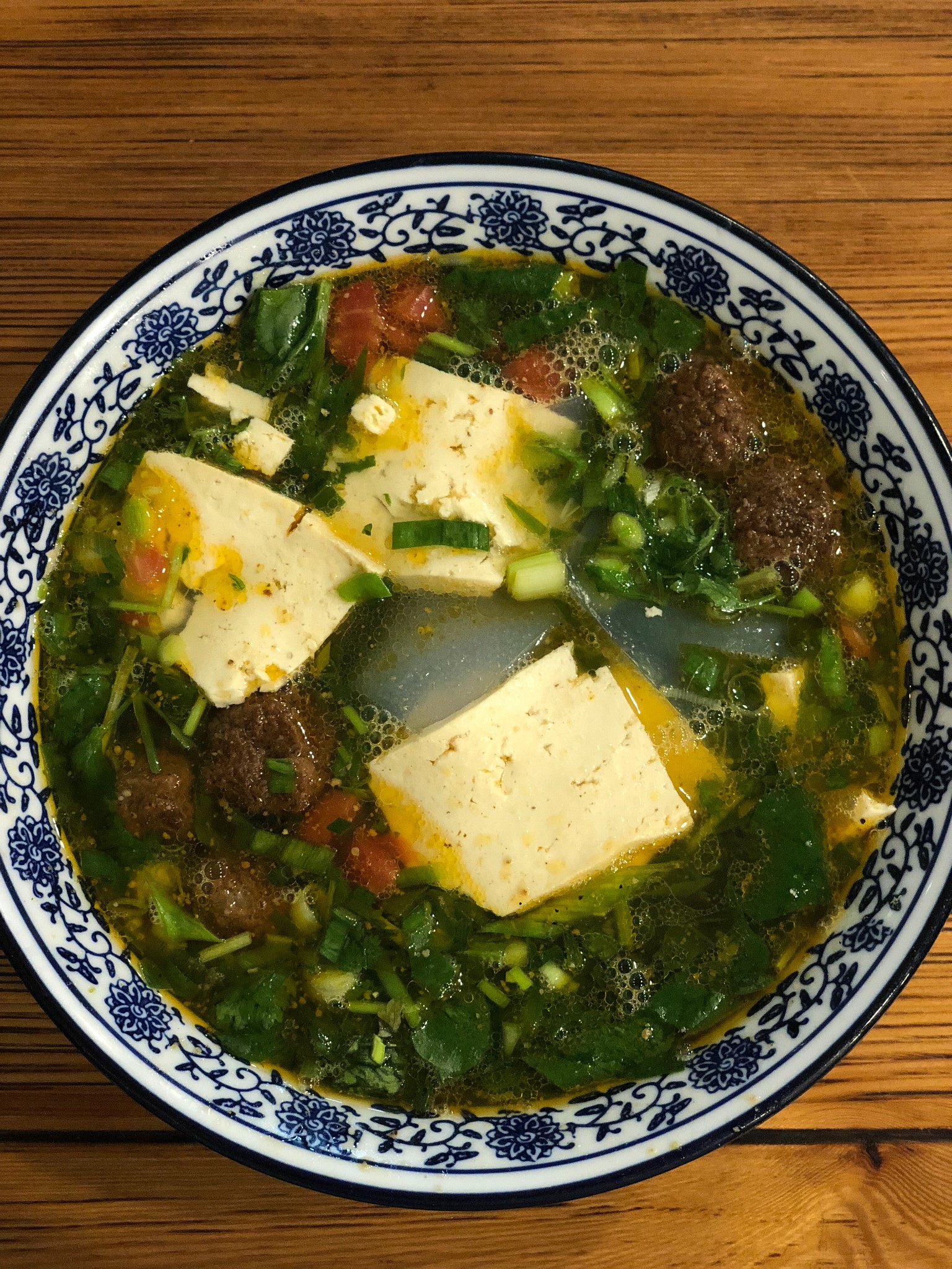 石河子美食-铁榆树丸子汤