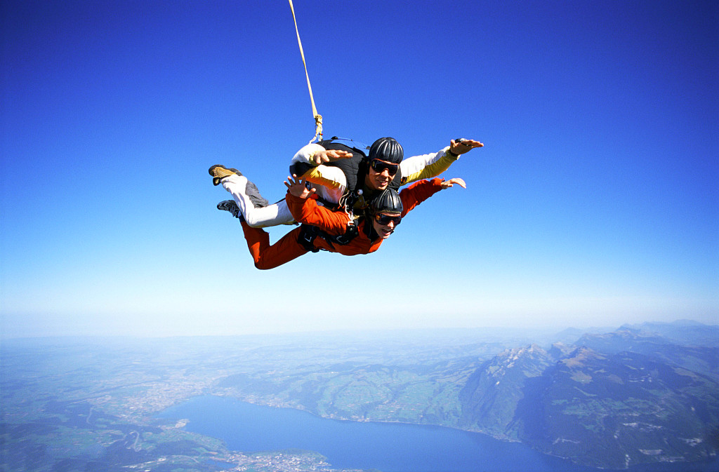 斐济sky dive高空跳伞心跳极限运动(8000/10000/12000/14000英尺多