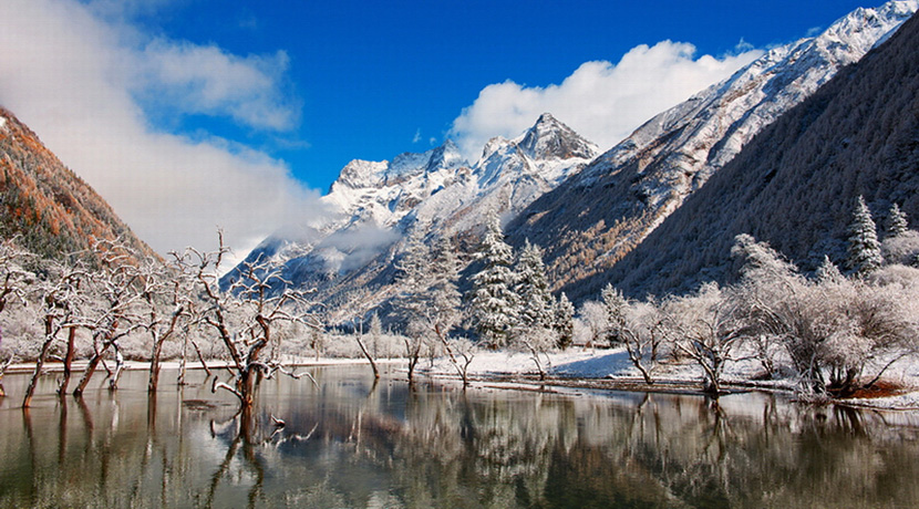 私家定製團 / 四川海螺溝丹巴四姑娘山冰雪奇緣浪漫4日遊(雪山/溫泉