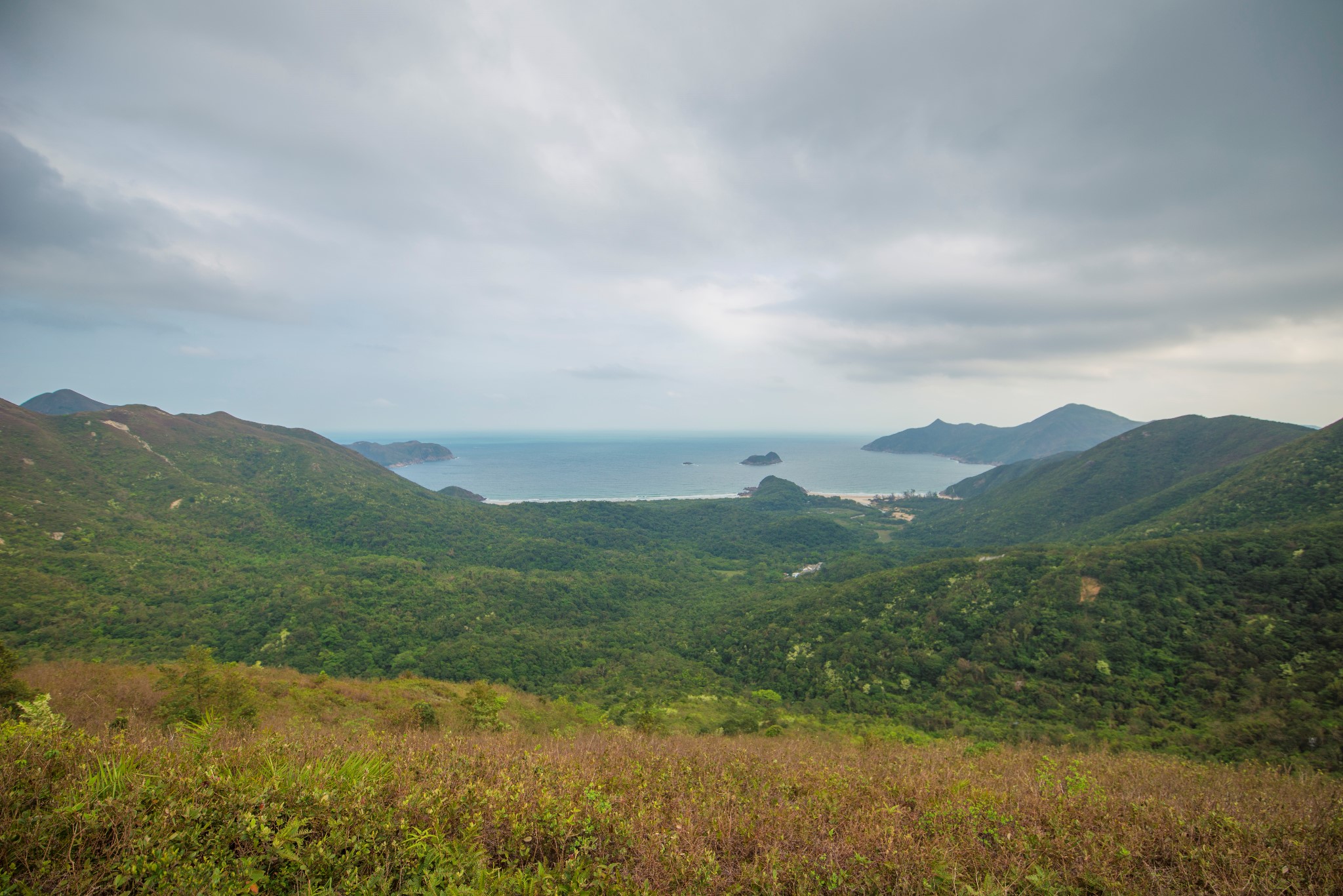 陰天快樂麥理浩徑一二段精華之旅北潭湧西灣鹹田灣蚺蛇尖北潭凹