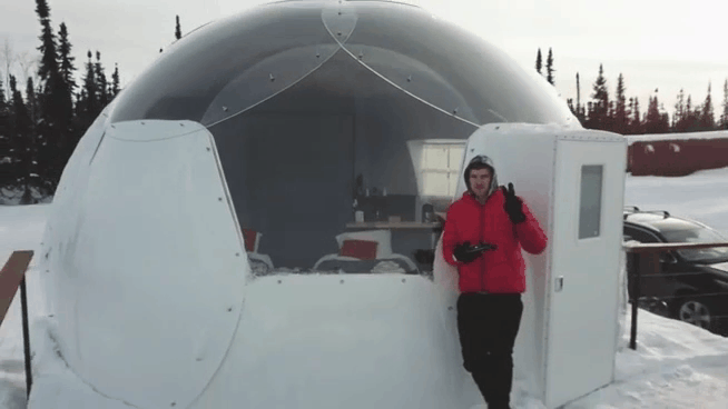 全球限量十个星球小屋,躺着把极光看完!-遇见旅行