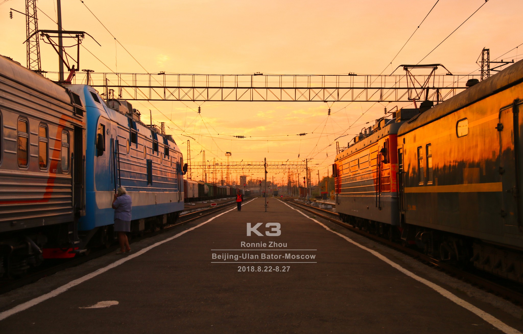 k3次列车风景图片