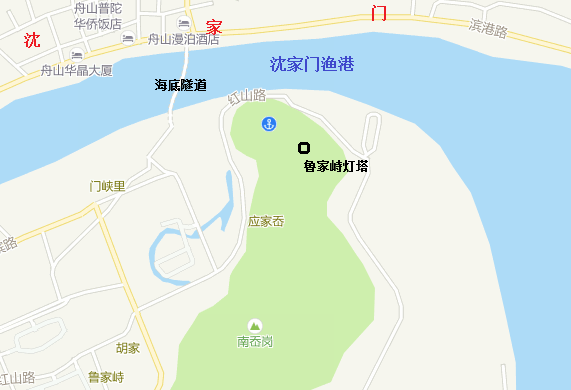 沈家门地图高清版图片