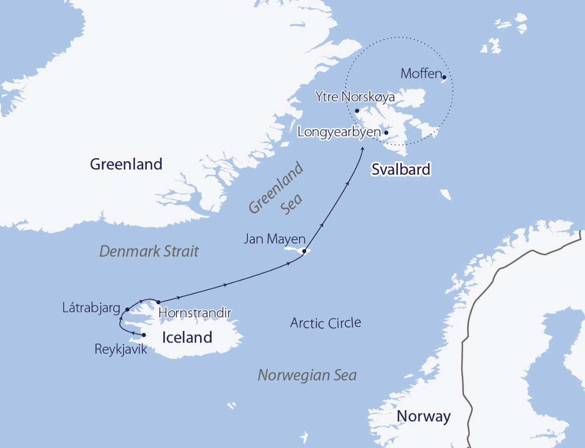 【2020年6月12日/极光探险邮轮/格雷格莫蒂默号】冰岛/挪威/丹麦 雷克