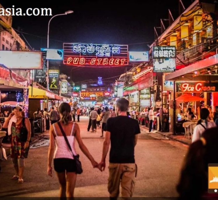 柬埔寨暹粒夜游必去之——不醉不归酒吧街 Pub Street