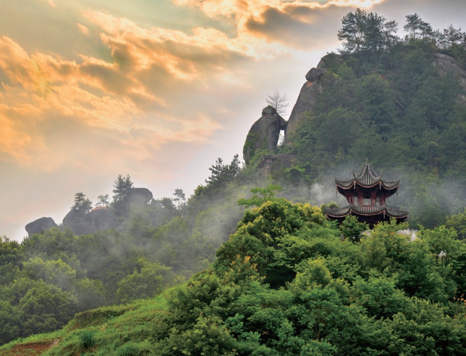 缙云黄龙山风景区图片