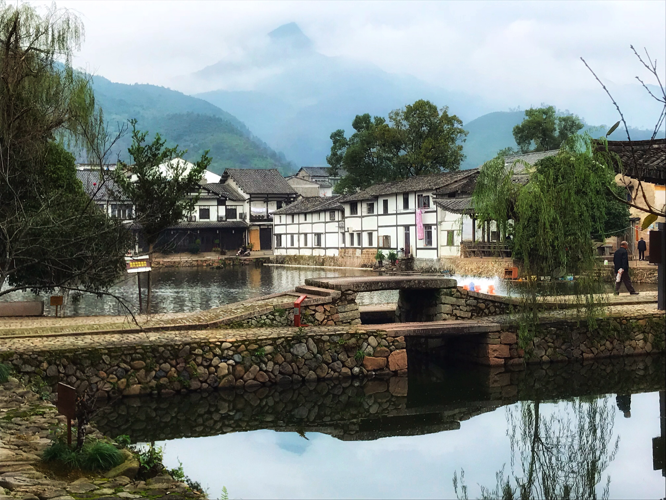 苍坡古村风景图片