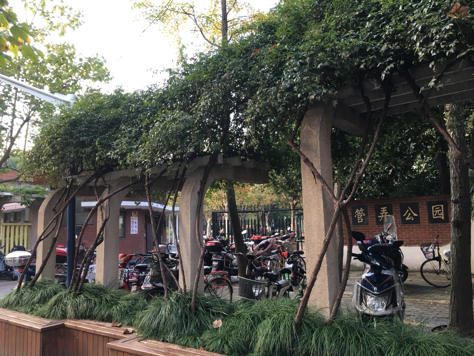 回复游记:看不见落日的管弄,建民绿地公园