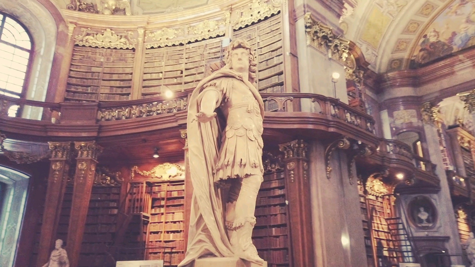 【维也纳景点图片】奥地利国家图书馆