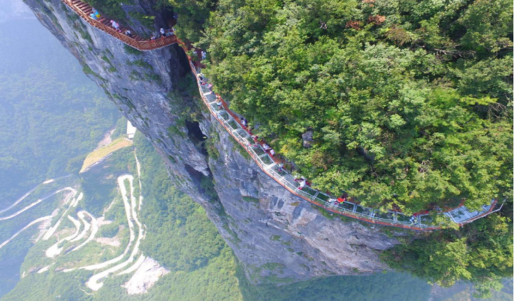 全網暢銷巔峰惠戰嘉興高鐵長沙張家界天門山玻璃棧道玻璃橋鳳凰浪漫之