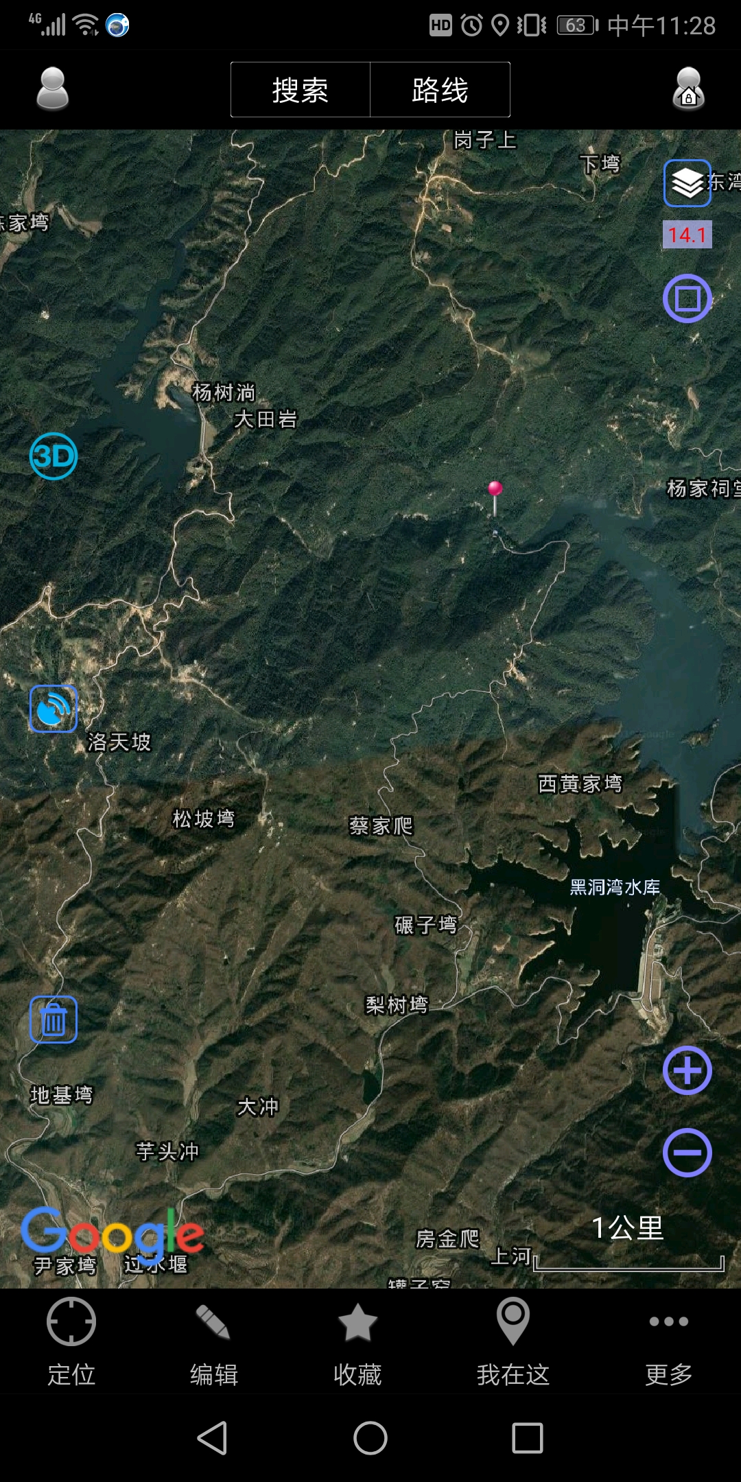 广水三潭风景区地图图片