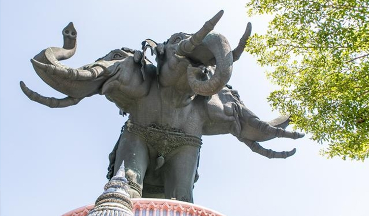 泰国曼谷三头神像博物馆大门票Erawan Museum