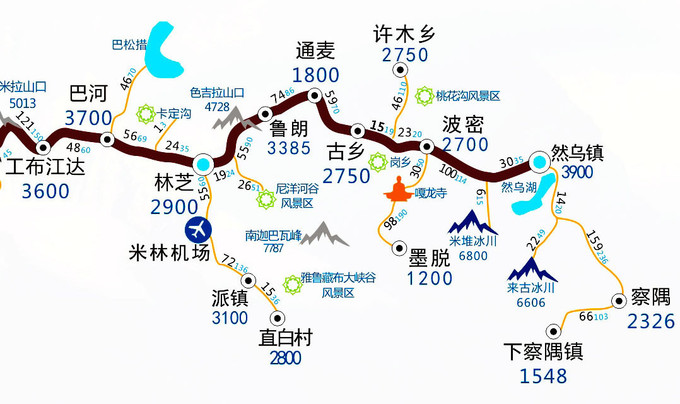 【最新播报】林芝桃花节攻略(附视频&景点&交通图)