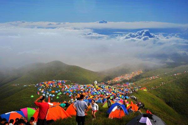 江西武功山2日遊(長沙/株洲/湘潭/南昌出發/山頂露營賞星空/觀日出看