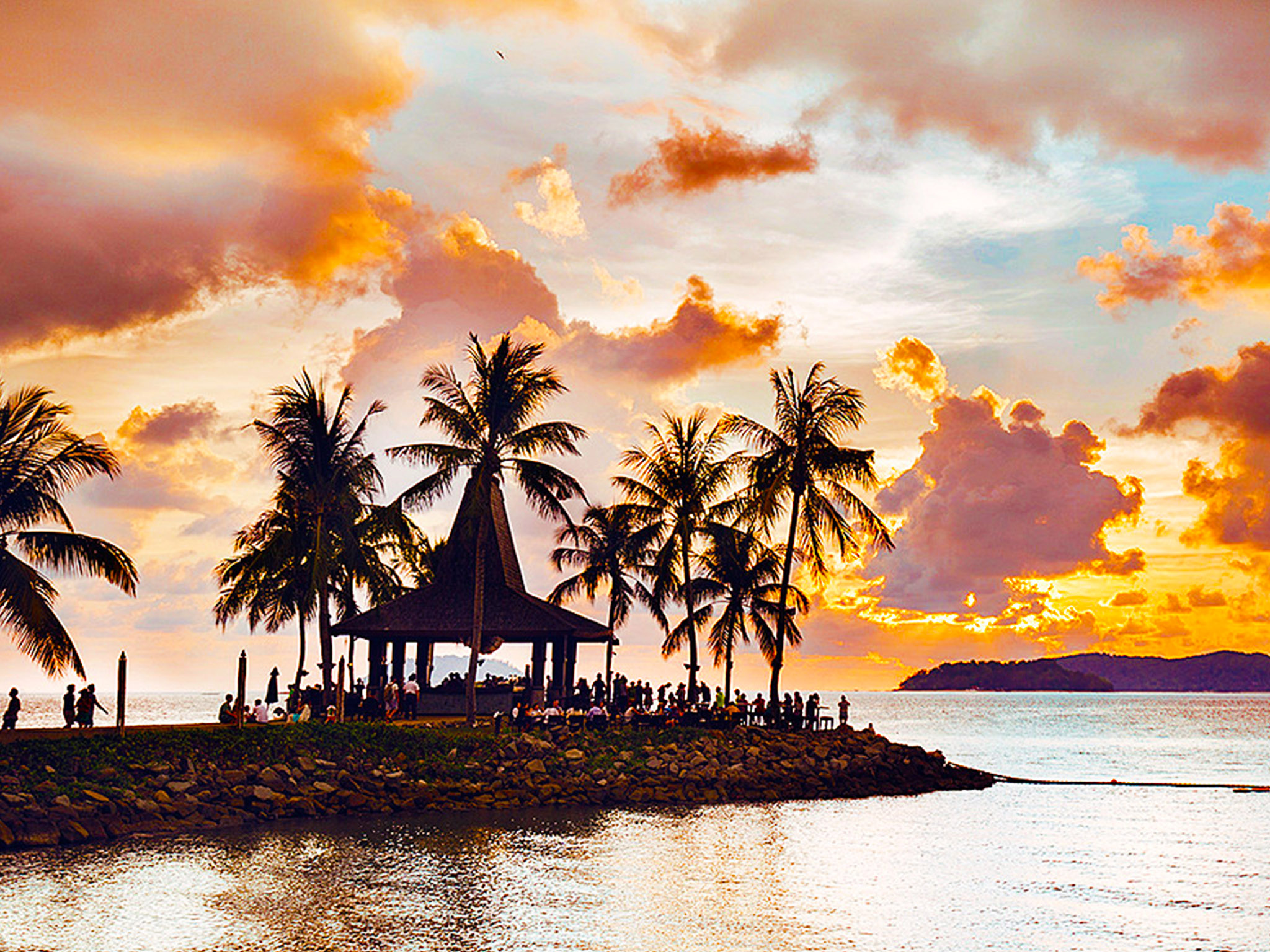 广州直飞沙巴6天4晚半自助游(可可山看日落荡秋千 泡双岛嬉沙滩