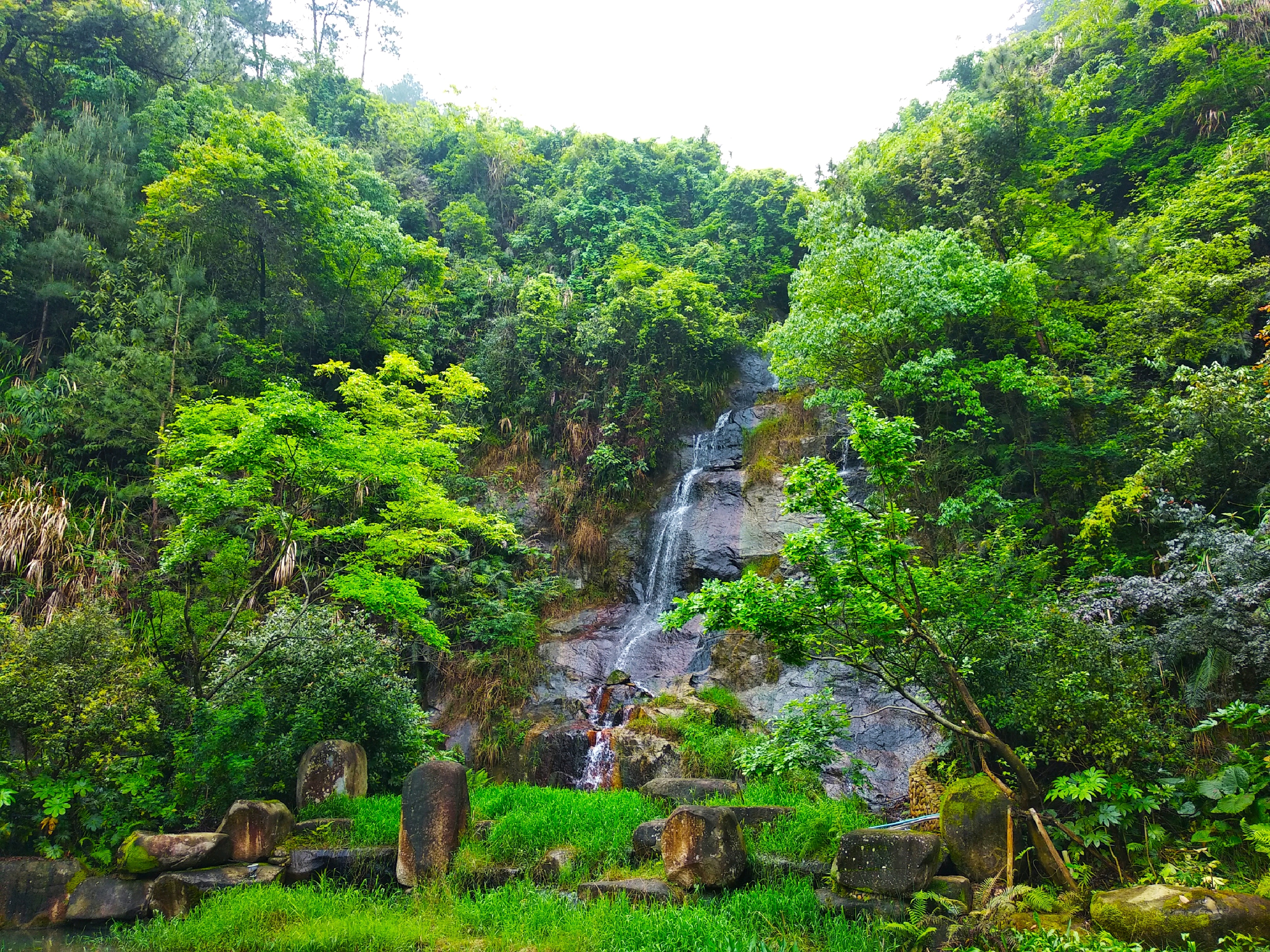 茶坪村仙人谷风景区图片