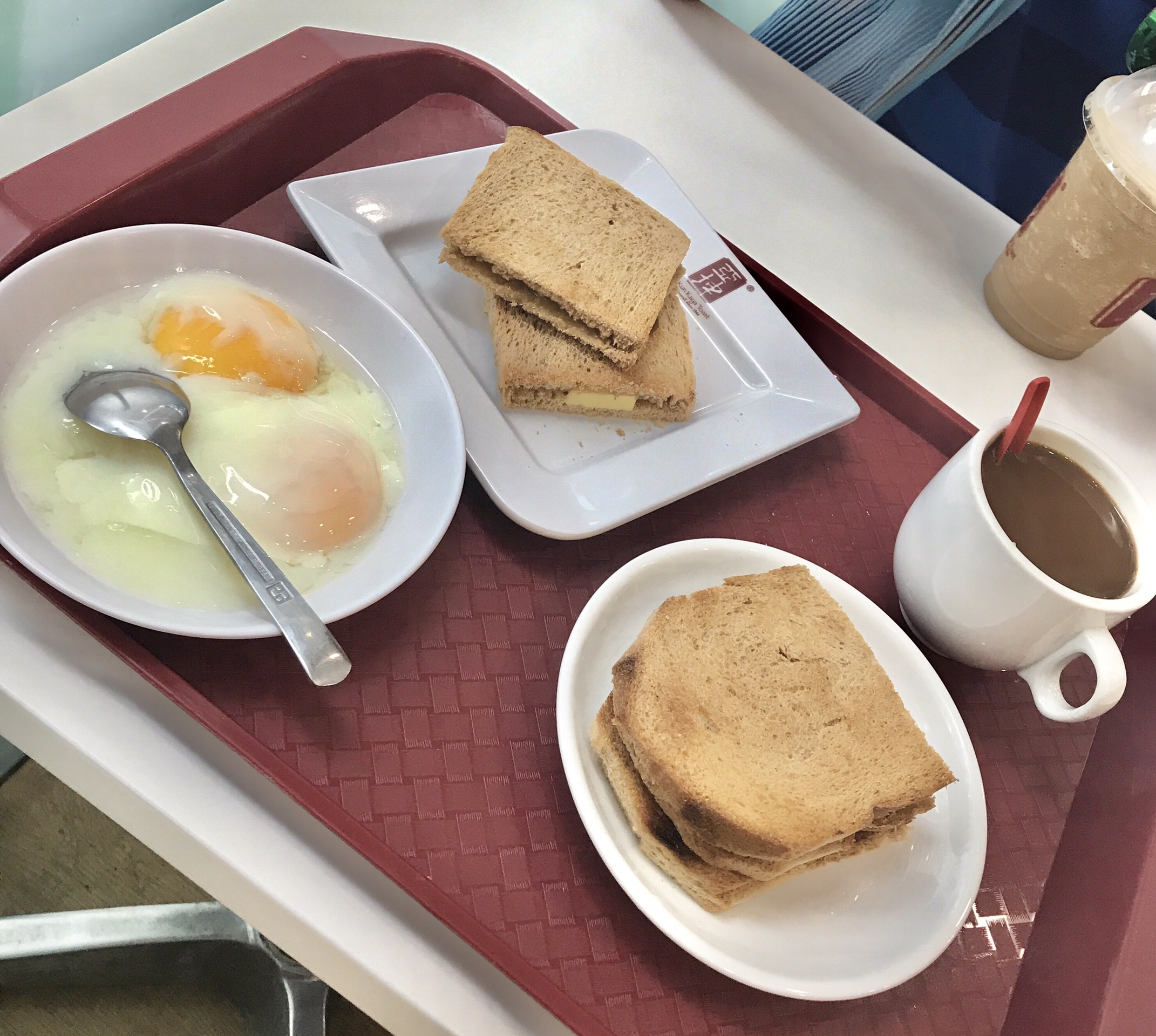 新加坡美食-亚坤咖椰土司(中央广场店)