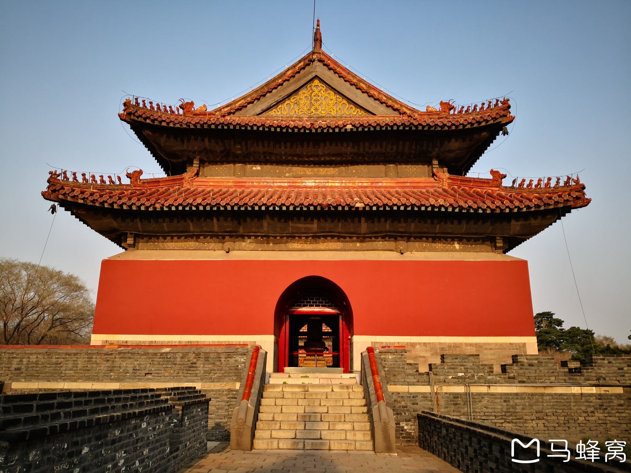 明楼角楼月牙城隆恩殿焚帛亭东配殿隆恩门神功圣德碑亭正红门石牌坊