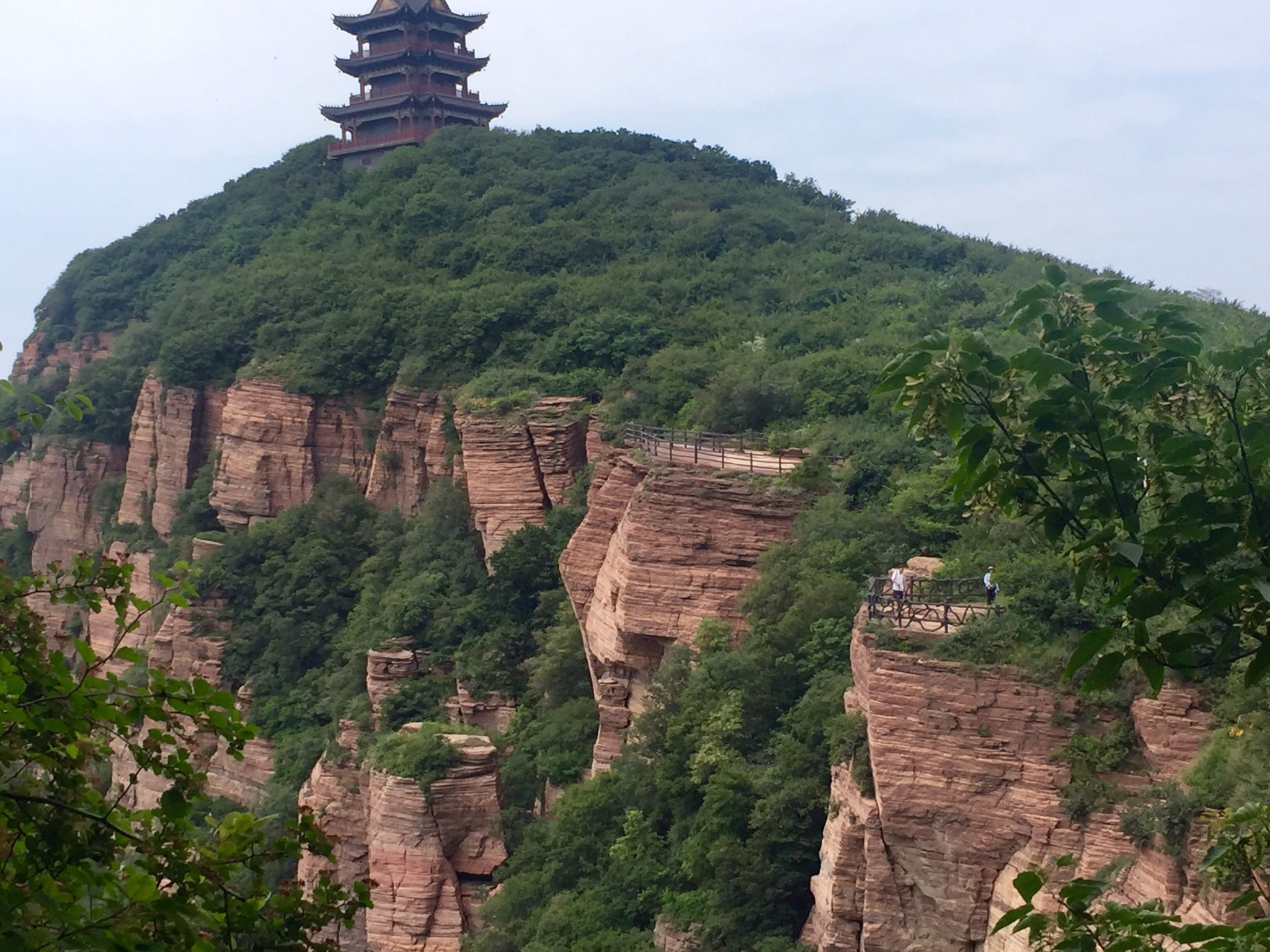 黛眉山黄河大观图片