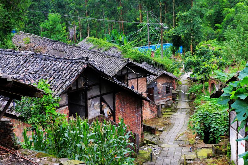 从河南焦作迁到犍为县芭蕉沟,改名为嘉阳煤矿,由此镇上有了英式建筑