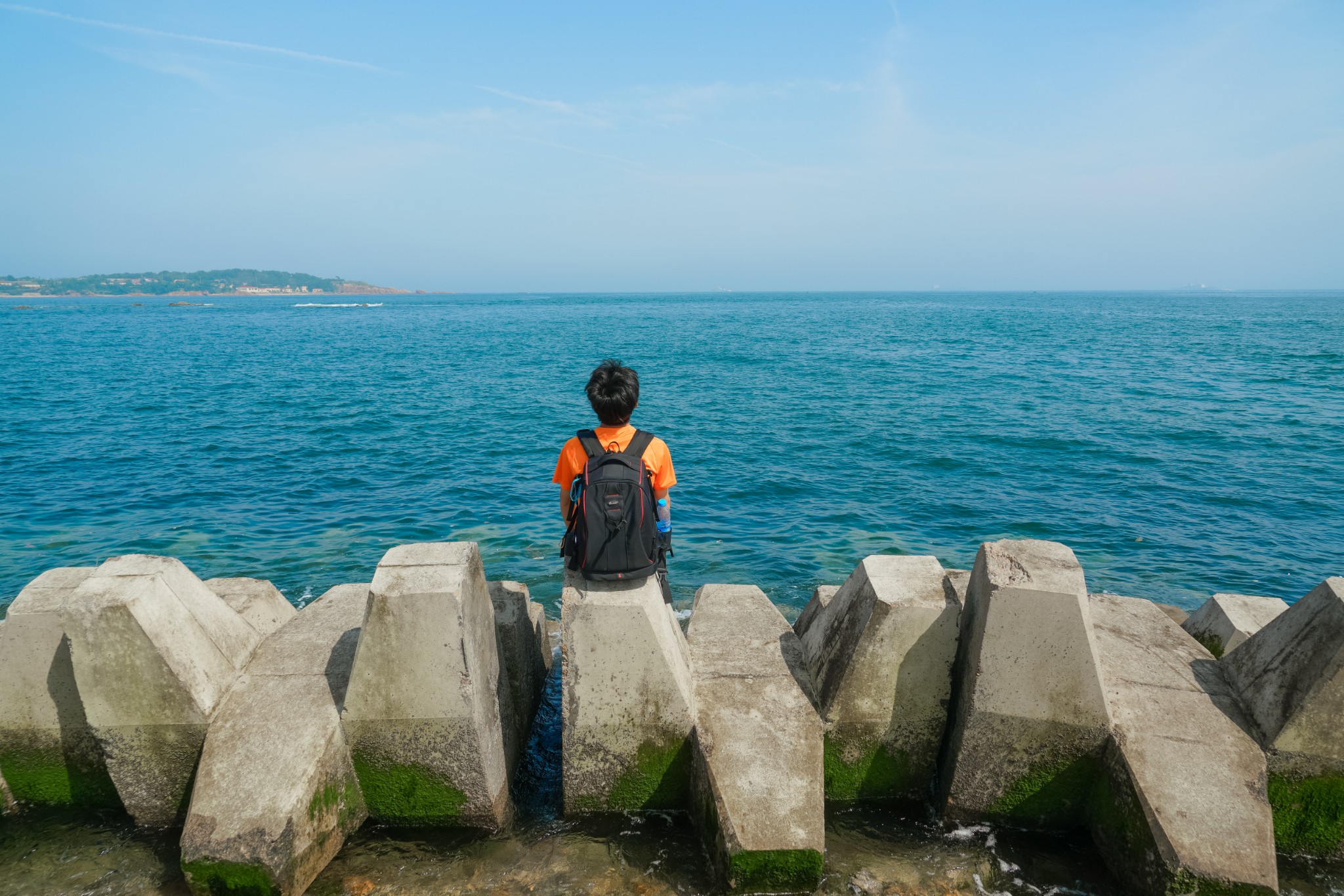 泰山的夏天涼風的青島