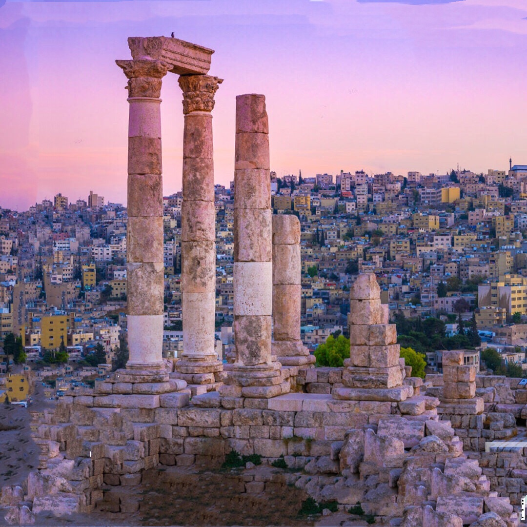 约旦安曼的城堡山_游记