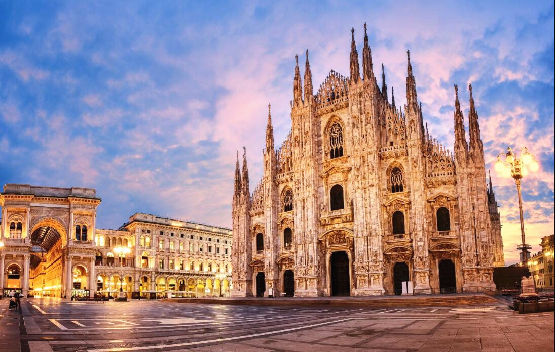 米兰建筑米兰市区10小时中文线路包车斯卡拉广场米兰大教堂米兰王宫