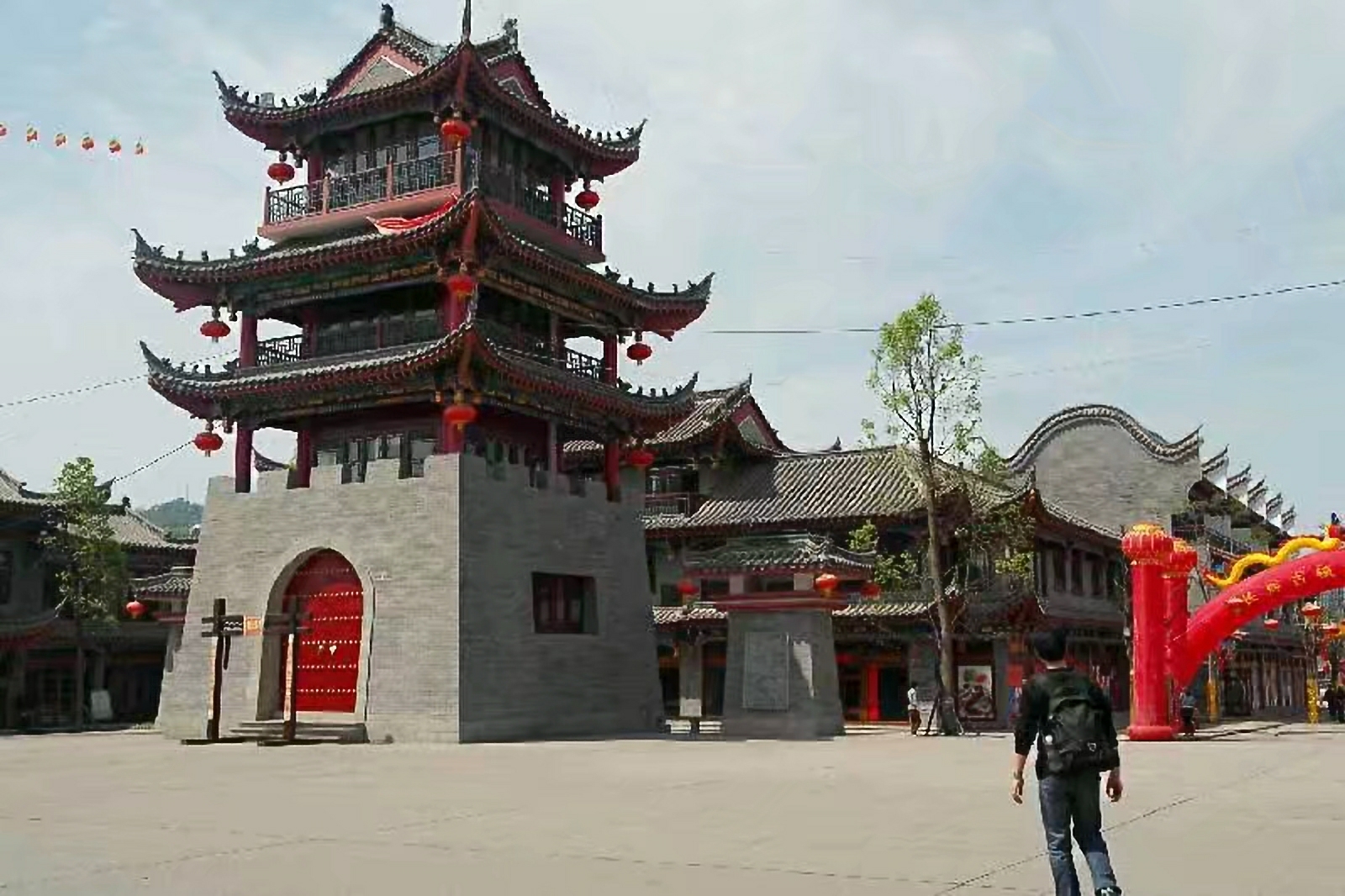 长江三峡张飞庙