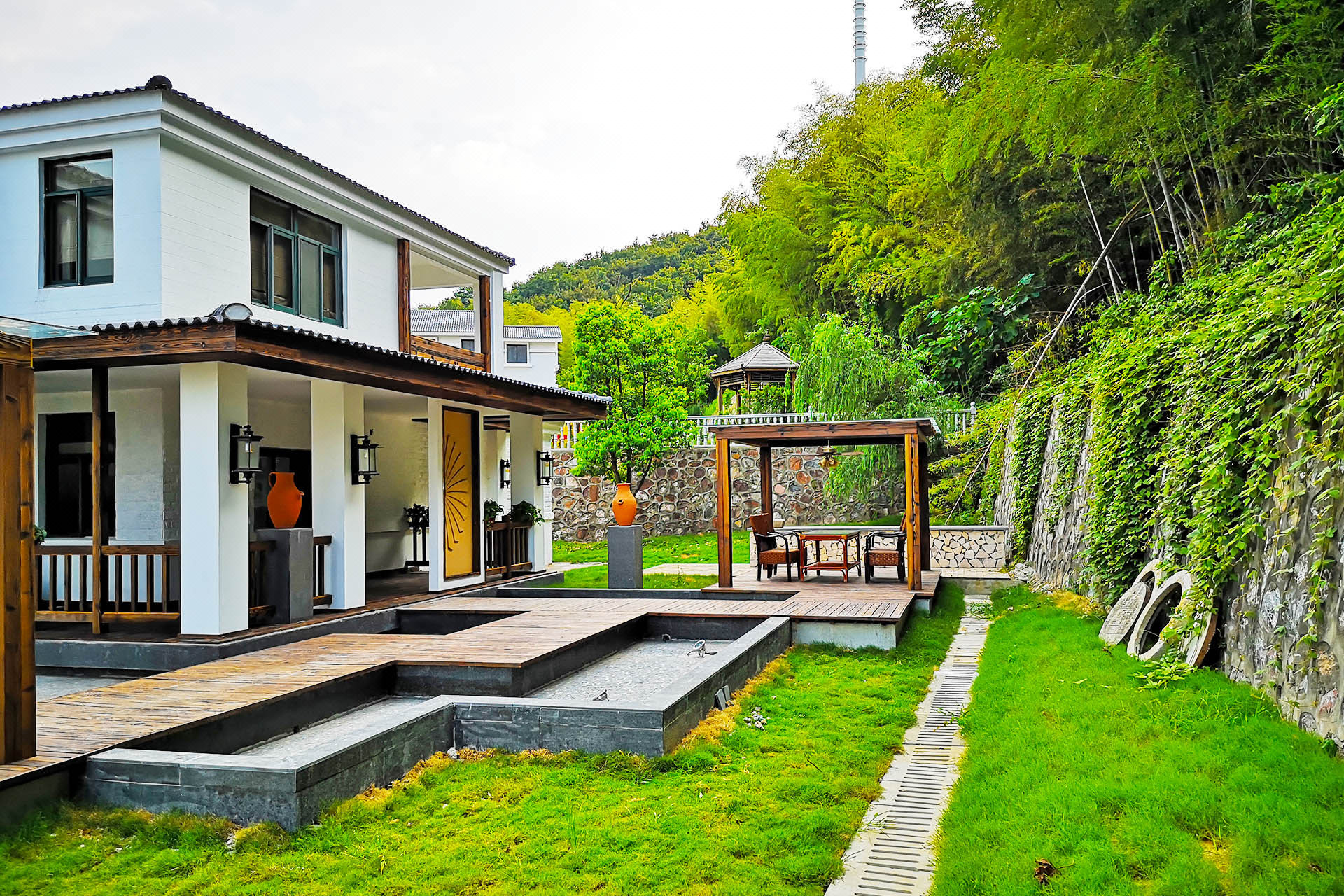 常州茅山宝盛园野趣度假酒店2天1晚住宿套餐含自助早餐10人宝盛园门票