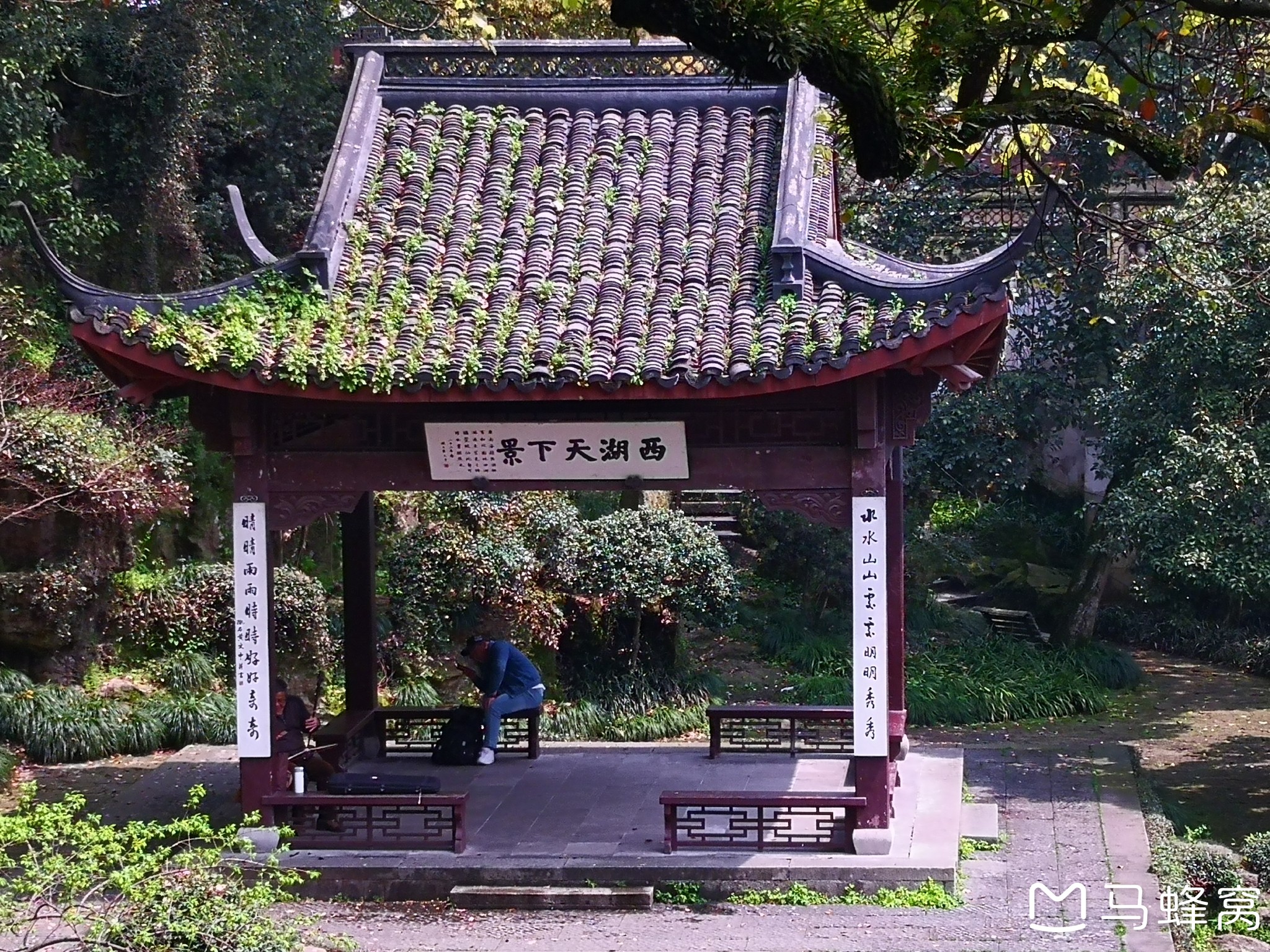 杭州西湖孤山中山公園內的西湖天下景遊遍杭州西湖