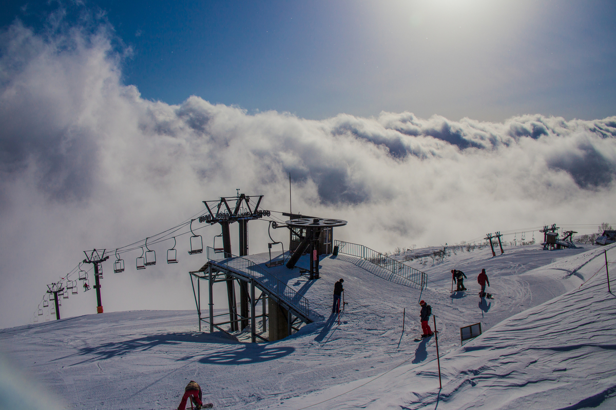 五龙滑雪场图片