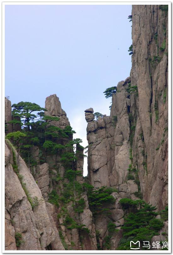 黄山的仙桃石,天狗望月,仙人指路,狮子抢球分别都在哪个位置?