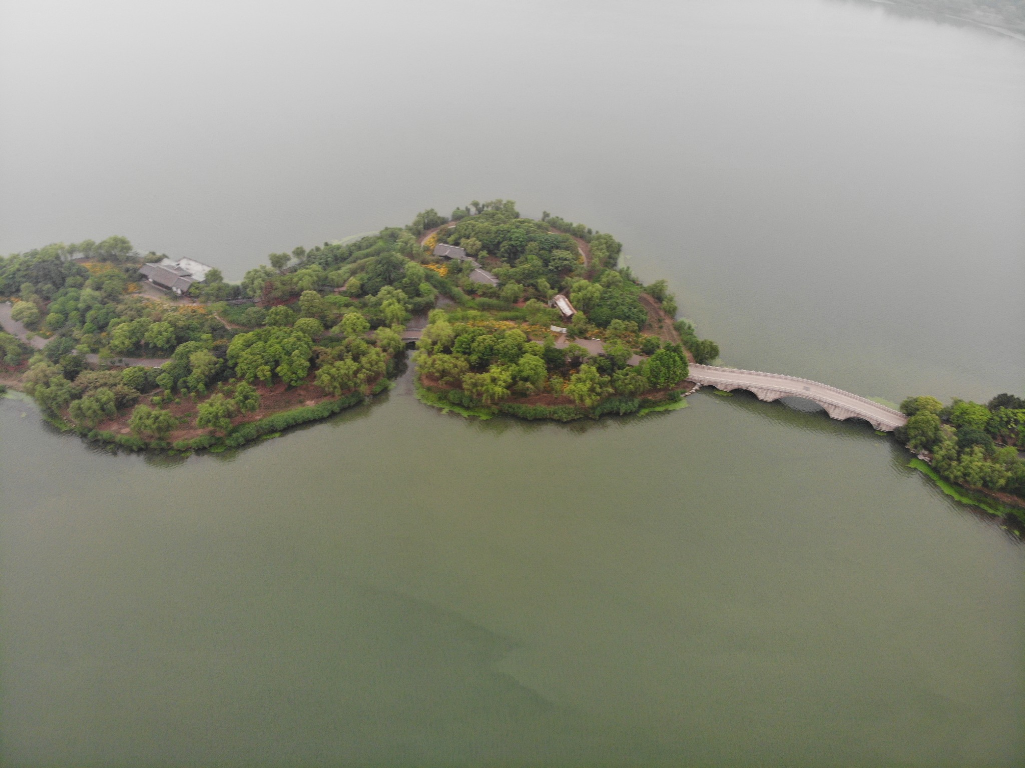 【无锡●蠡湖●蠡堤】又名五里湖,形如葫芦状,锻炼场所,免费公园,24