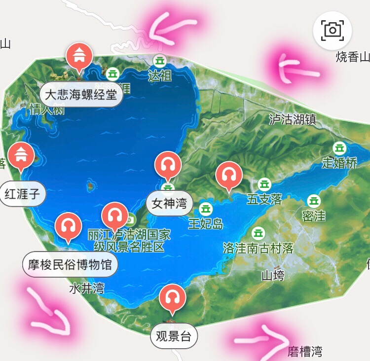 「泸沽湖旅游攻略自由行最佳路线图」✅ 泸沽湖旅游攻略自由行最佳路线图片大全