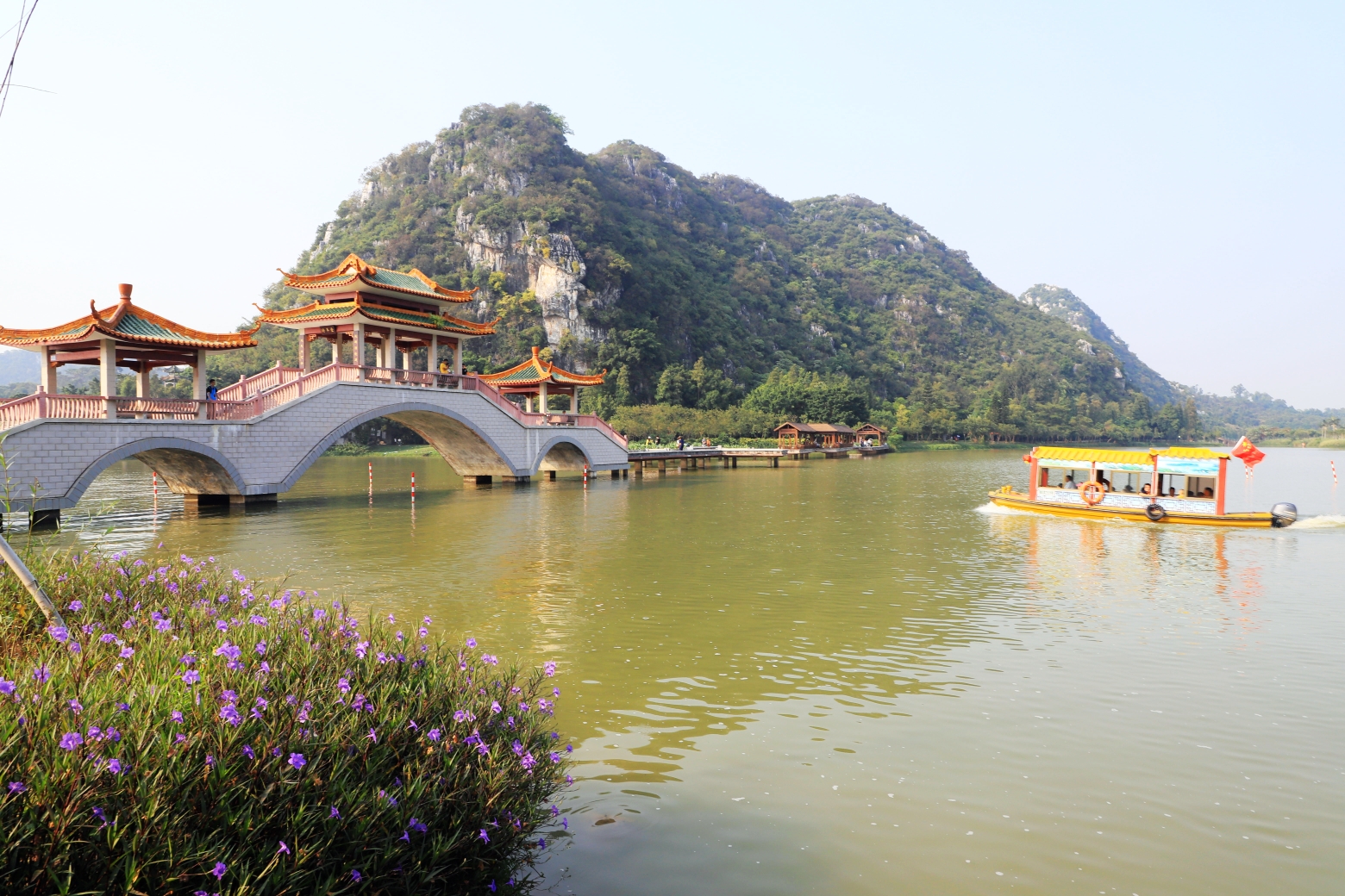 国庆二天游广东四会奇石河肇庆七星岩风景区