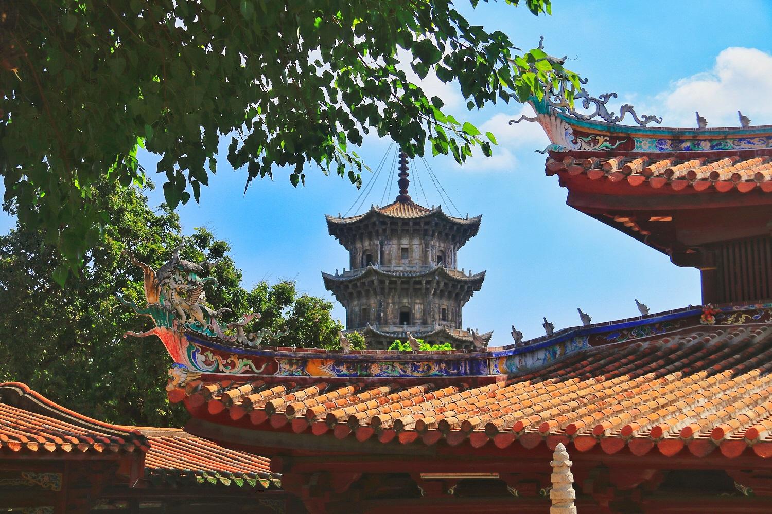 开元寺作为 福建 省内*大的佛教寺院,具有悠久的历史,寺内古榕参天