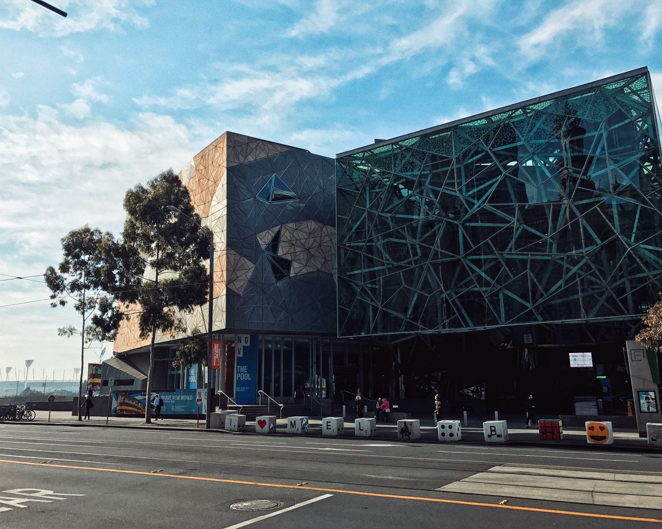 简单的墨尔本市中心