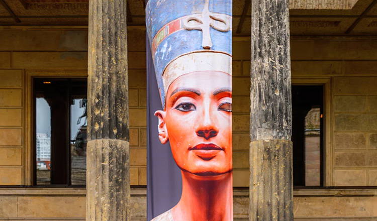 柏林新博物馆免排队门票(泰伊王后 埃及女王奈费尔提蒂半身像 扫码