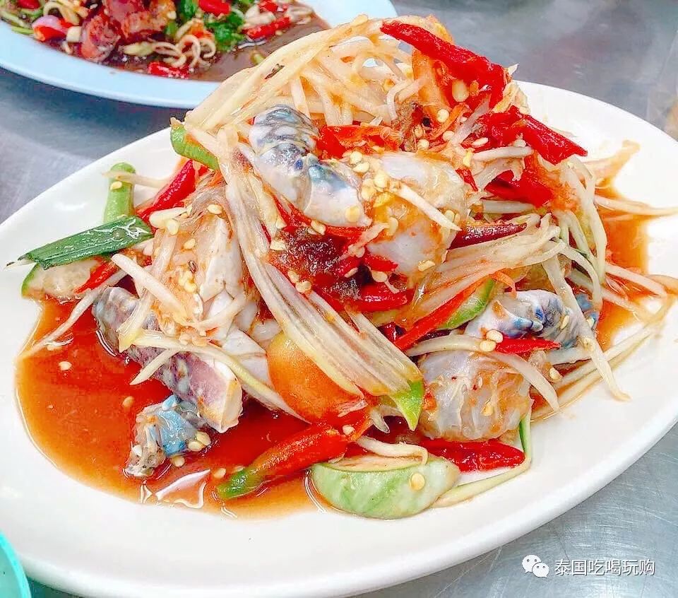到泰国必吃的凉拌木瓜丝,它的重口味至尊版你可尝试过
